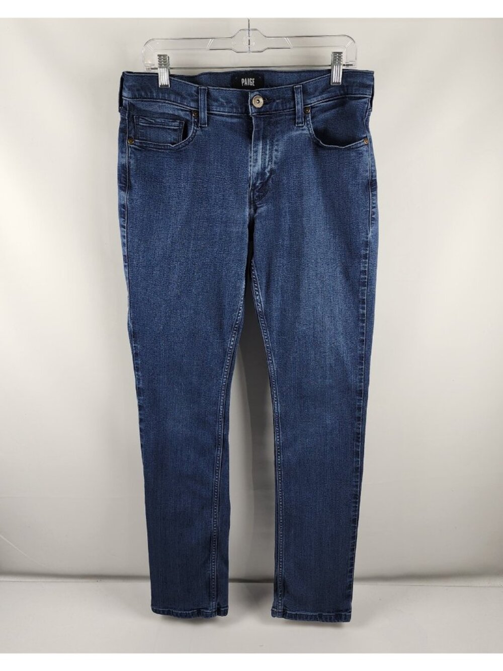 PAIGE Jeans Mens 33x31 Blue Lennox Levitt Denim